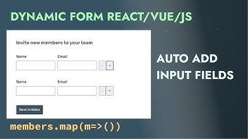 How to create Dynamic form field in React  | React Typescript Dynamic form