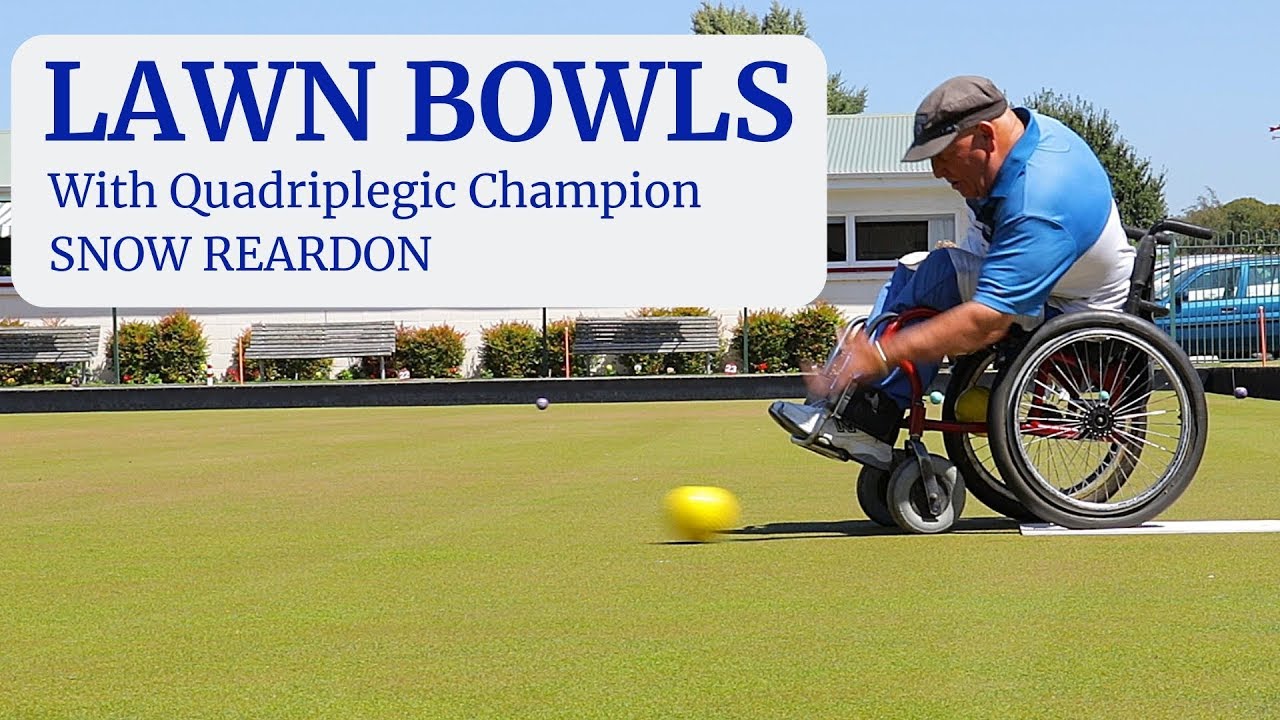 WHEELCHAIR LAWN BOWLS WITH SNOW Wheelie Good Tips Ep 31 YouTube