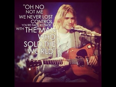 Letra de nirvana the man who sold the world