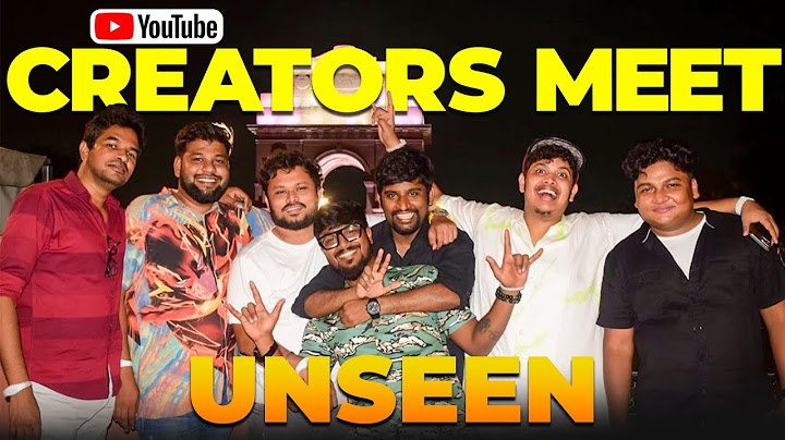 Youtube Creators Meet எங்களை அன்புடன் வரவேற்கிறது❤️🔥 | Unseen |