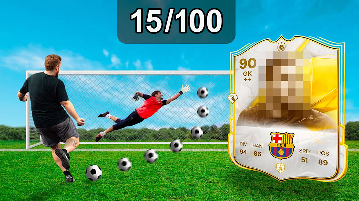 100 Penaltis vs Portero del FC Barcelona