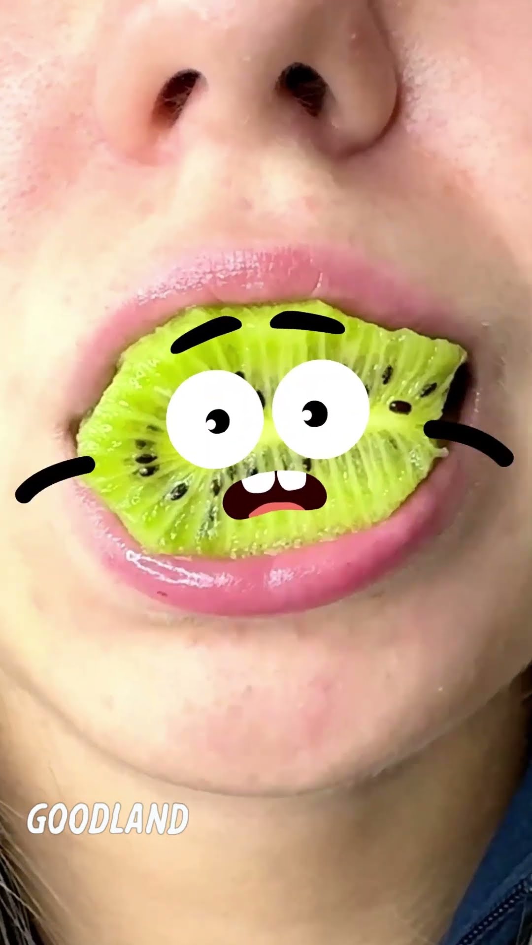 Kiwi Mouth Crusher ? #doodles #animation #cartoon #GOODLAND