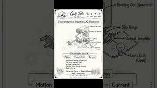 How an AC Generator Works! ⚡🔄 Electromagnetic Induction Explained #gulftechbyshani