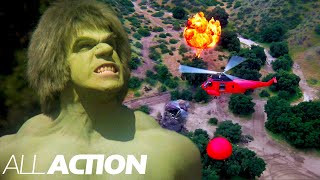 The Incredible Hulk Battles The Army | The Incredible Hulk | All Action