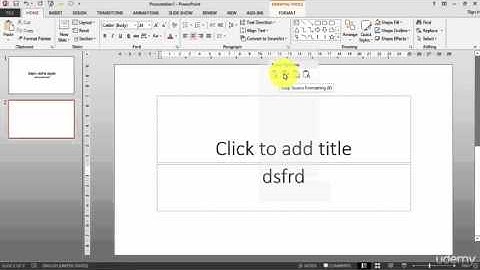 Cut, Copy, and Paste Text in PowerPoint