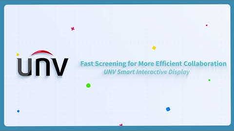 UNV Smart Interactive Display, Wireless Fast Screening for Efficient Collaboration