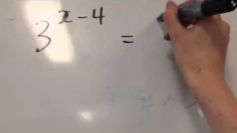 Solving simple exponential equations