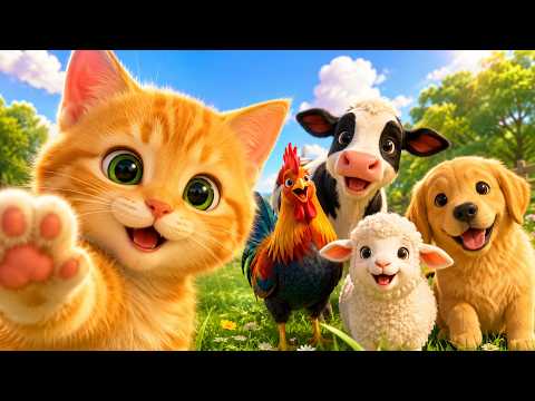 Animal Sounds for Toddlers & Preschoolers🐄🦁🐘 | Farm Animals | Learn Animal Names and Sounds