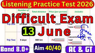 Hard Exam For 06 June 2026 Ielts Listening Test 2026 With Answers  Hard Ielts Exam
