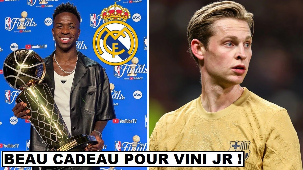 LE REAL MADRID OFFRE UN MAGNIFIQUE CADEAU A VINI JR ! / DE JONG