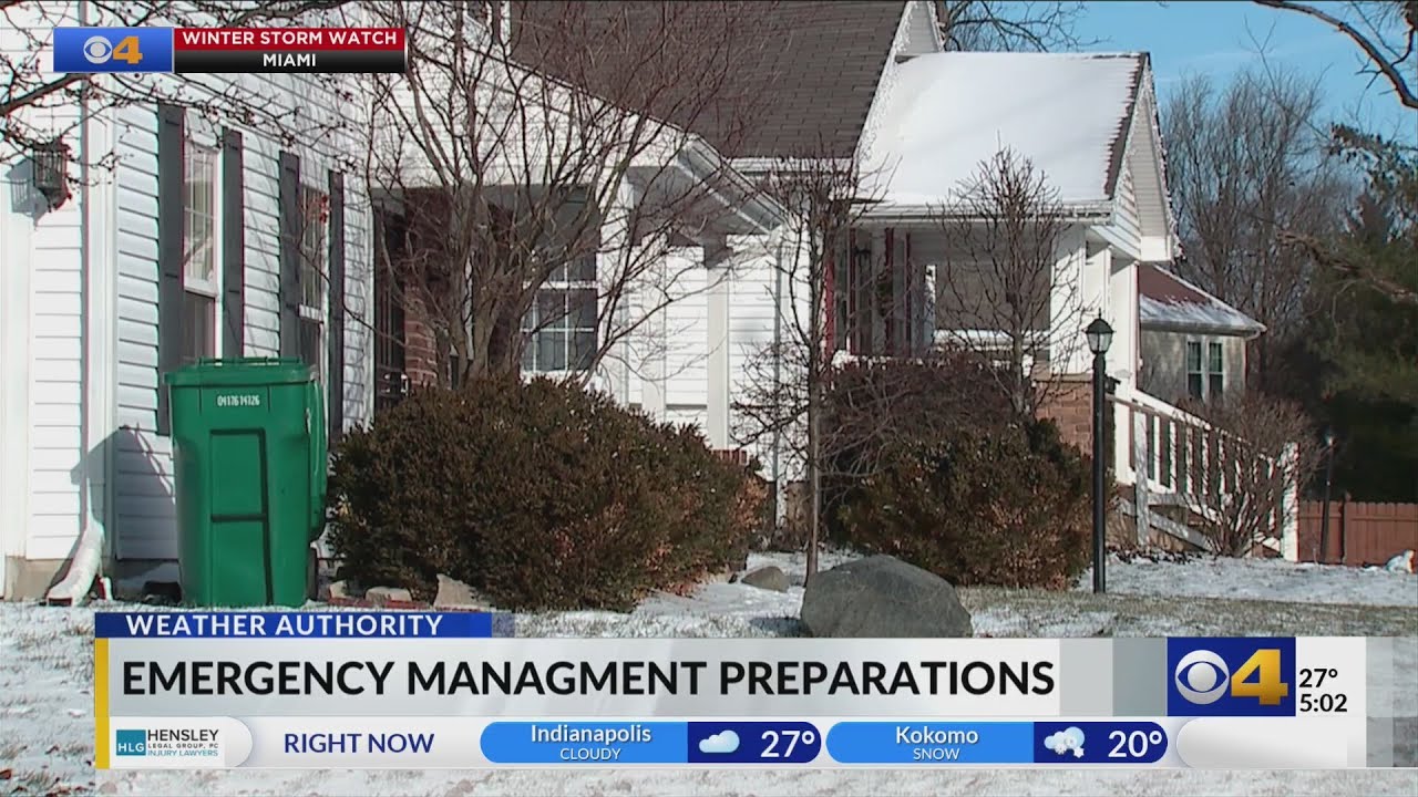 Emergency officials preparing for winter weather this weekend - YouTube