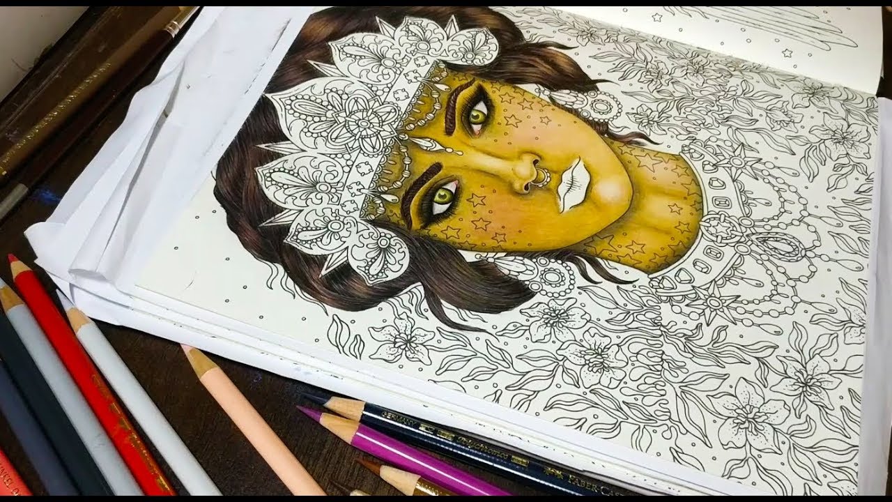 How to colour skin | Faber Castell Polychromos - YouTube
