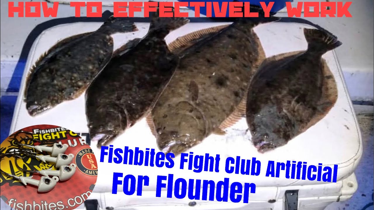 How To Work Fishbites Fight Club's Butt Kicker “Paddle Tail” To Catch  FLOUNDER 