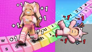 SOBREVIVEMOS no PARKOUR de TECLADOS no ROBLOX