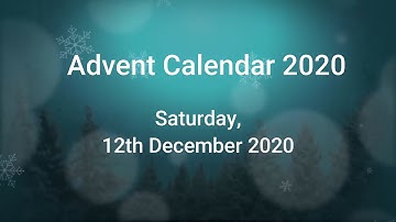 Westborough URC, and Emmanuel Church, Normandy Advent Calendar, 12th December 2020