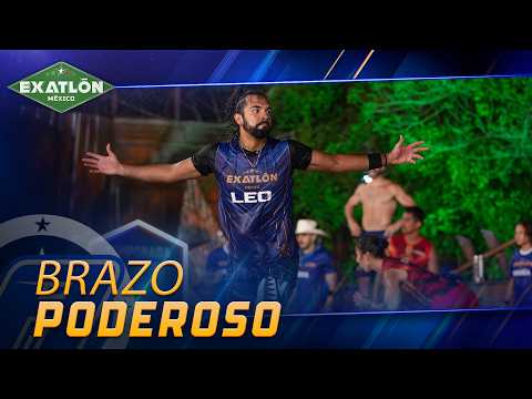 LEO DESATA SU BRAZO Y MANDA A LOS AZULES DE REGRESO A LA VILLA 360 | EXATLÓN MÉXICO DÉCIMA TEMPORADA