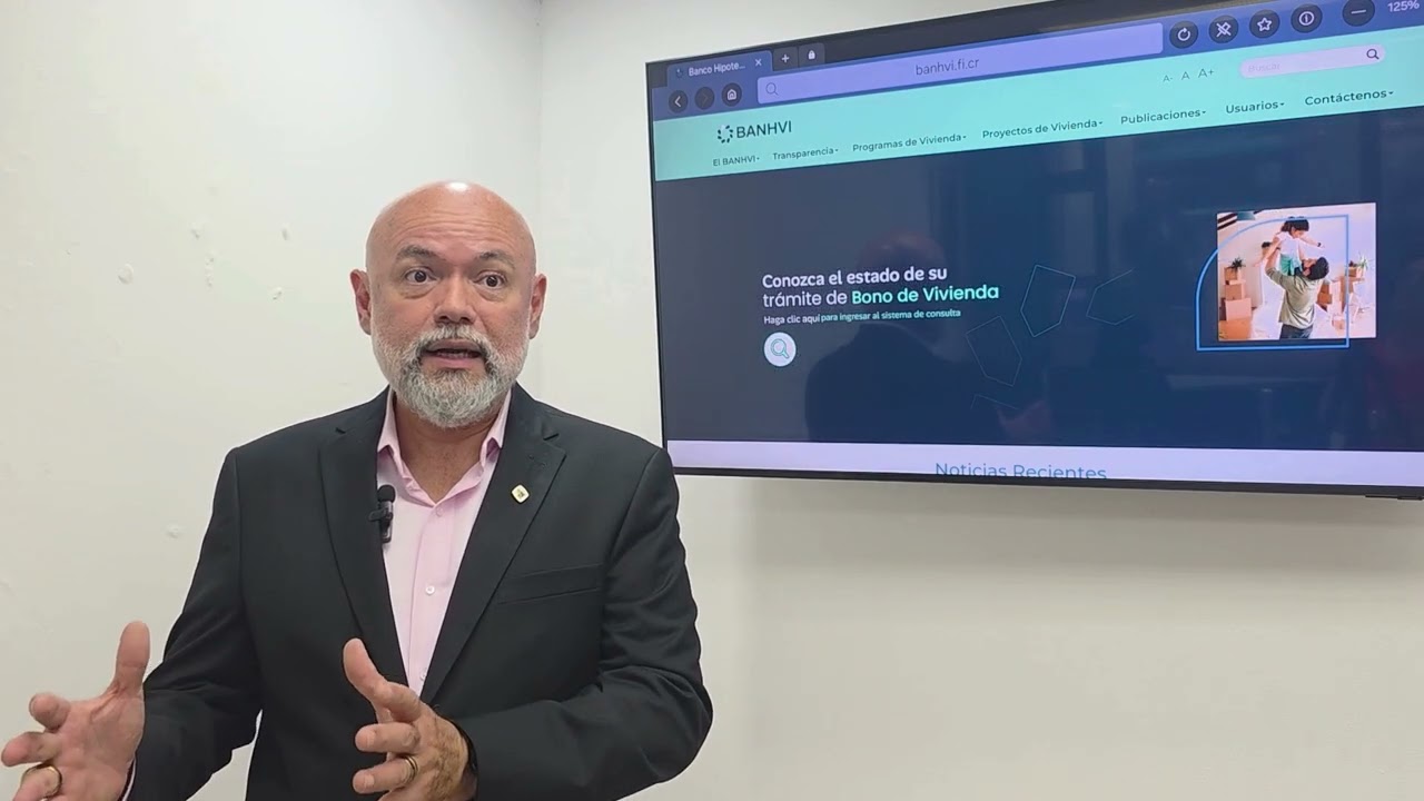 ⁣Declaraciones Walter Muñoz Gerente General BANHVI
