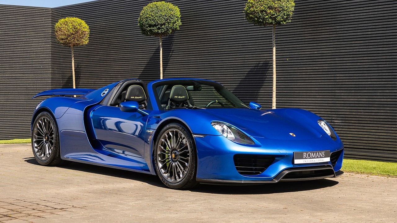 2014 Porsche 918 Spyder - Sapphire Blue Metallic - Walkaround