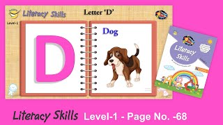 Letter-D Literacy Skills Level-1 Page-68 Learning Booster Learning Video