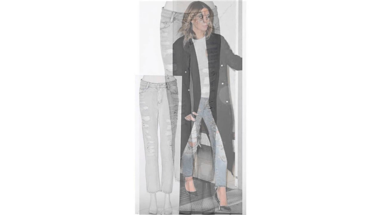 Wholesale Ladies Celebrity Style Kim Kardashion Splash Ribbed Jeans XS,XL