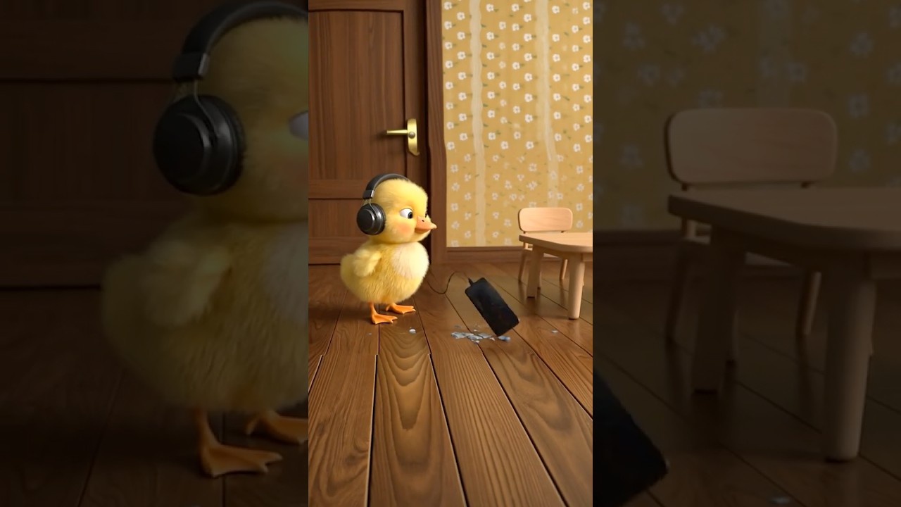 🐥 Cute Duckling Breaks Phone by Accident! | Funny Animal Animation