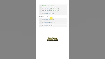 Comparando dados com o NumPy | #shorts