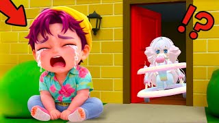 Download Lagu Baby Celine is shocked!? There's Abby's Baby at her front door! ROBLOX MP3