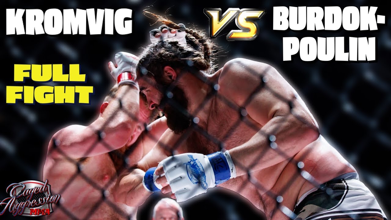 KO Hunters Collide! Burdock-Poulin vs Kromvig Heavyweight CoMain Event Caged Aggression 39 The Triad