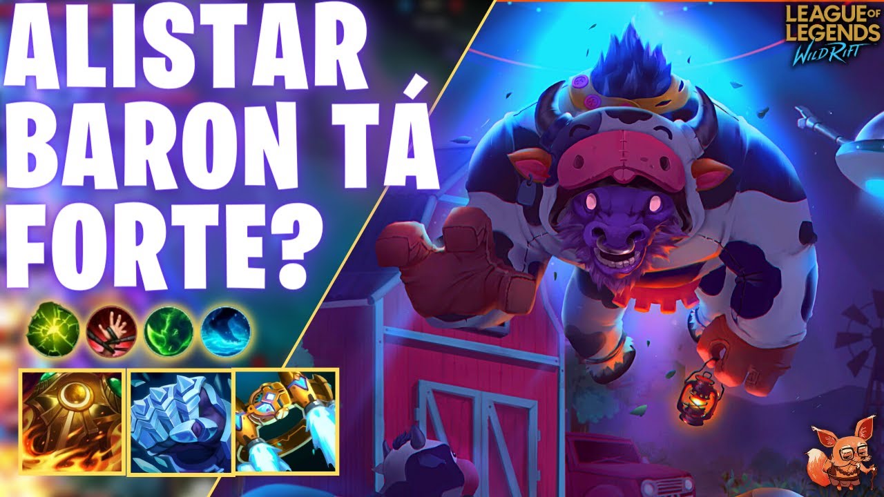 ALISTAR BARON FUNCIONA E EU POSSO PROVAR - ALISTAR Wild Rift Challenger ...