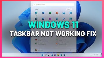 Hoe FIX taakbalk niet werkt Windows 11 (eenvoudige oplossing - 2023)
