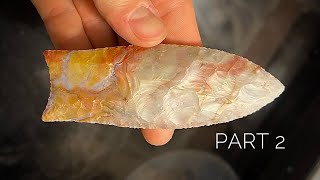 Flint-Knapping: Flint Ridge Clovis (Part 2)