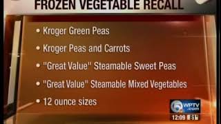 Vegetable recall