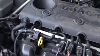 Горячий пуск двигателя-Моторное масло Mobis Hyundai  5W-30 (05100-00441) на - Ix35