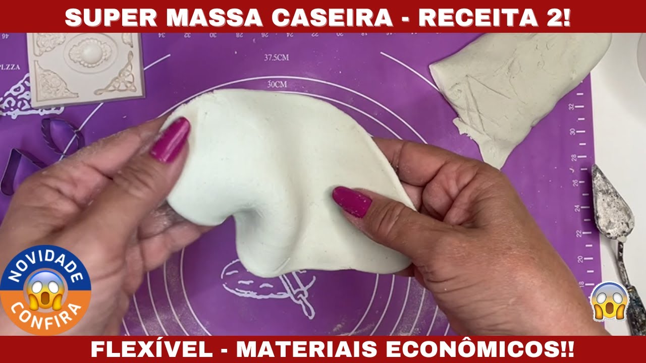 💥СУПЕР МАССА CASEIRA для ARTESANATO! Feita com Farinha, Rejunte и Cola – RESISTENTE и ECOÔMICA! 😱