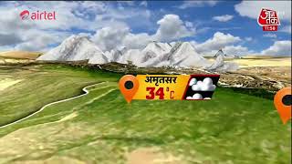Aajtak Weather Report (2025) TV Recorded But In Full Background Music