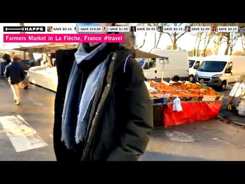 Farmers Market in La Flèche, France #travel