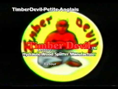 Timber Devil wood splitter timber devil - YouTube