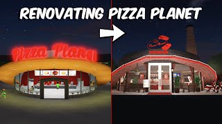 RENOVATING BLOXBURG PIZZA PLANET | roblox