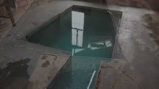 Termas Jurasi desde el aire. Región de Arica y Parinacota