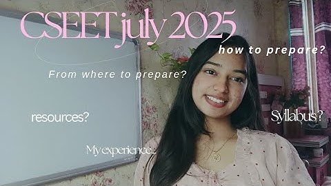 How to prepare for CSEET july 2025 | my experience 🌷| CS aspirant