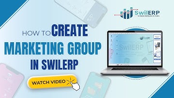 How to Create a Marketing Group in SwilERP || #getswilerp #invoice #pharmacy