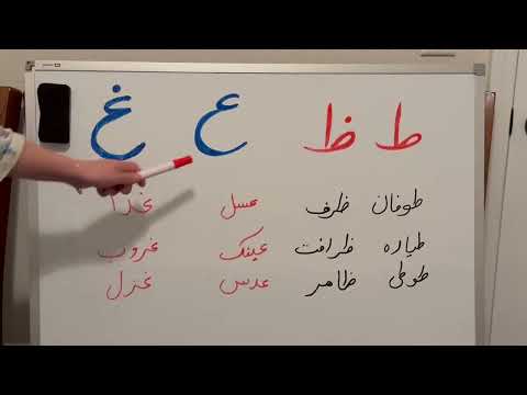 ط ظ ع غ