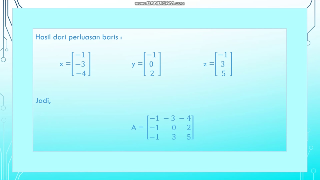 PERKALIAN MATRIKS part 3 