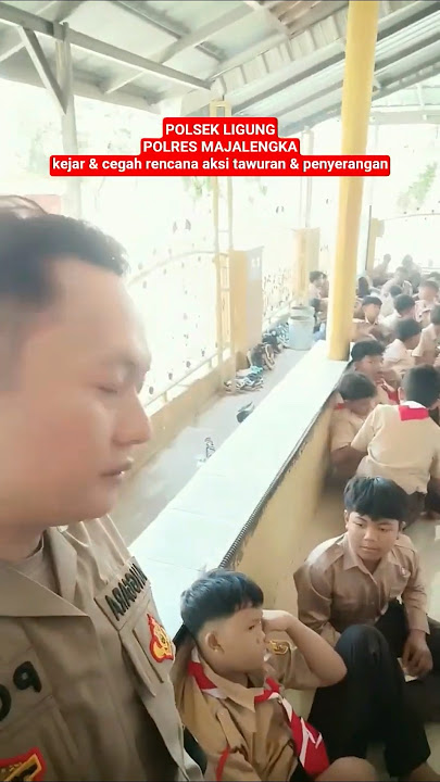 POLSEK LIGUNG | POLRES MAJALENGKA cegah & usir siswa memancing keributan
