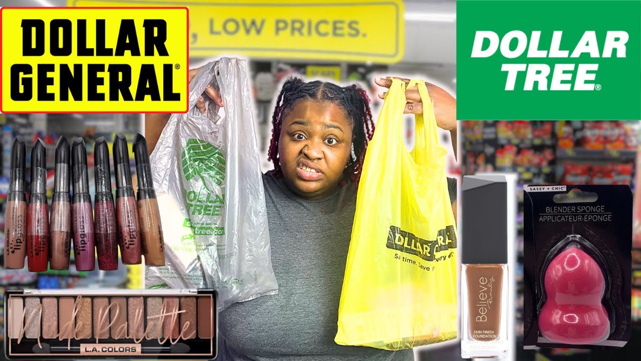 USING ONLY DOLLAR STORE PRODUCTS TO DO MY MAKEUP I ONLY SPENT 25