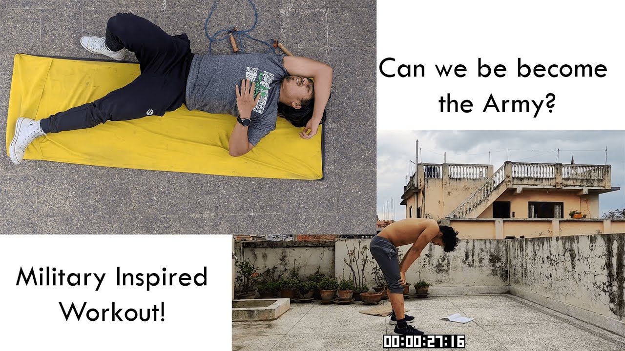 Military Inspired Workout Challenge! (Collab) YouTube