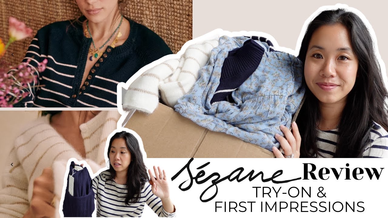 SEZANE REVIEW & TRY-ON - Leontine Knit & Signature Pieces - Sizing, First Impressions | French Style