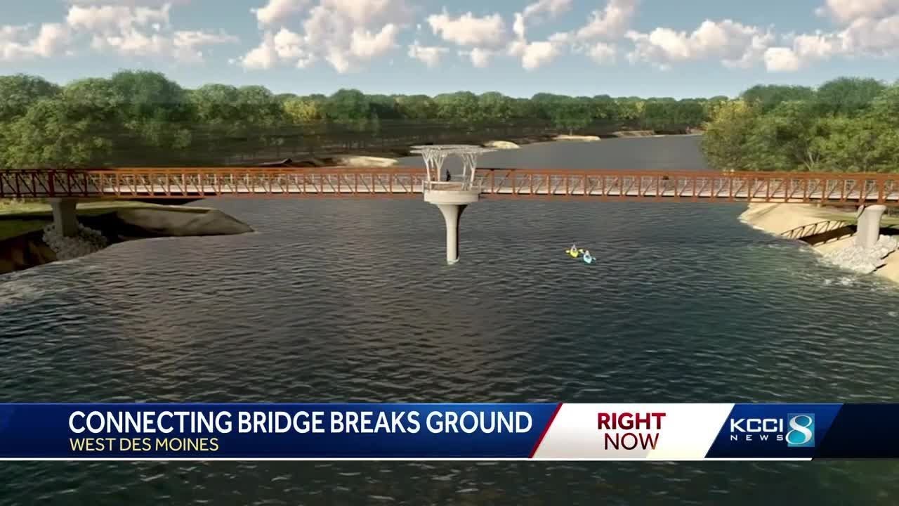 'Game-changer': Groundbreaking held for massive Athene pedestrian bridge in West Des Moines