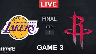 NBA LIVE! Los Angeles Lakers vs Houston Rockets Game 3 | April 25, 2026 NBA Playoffs LIVE