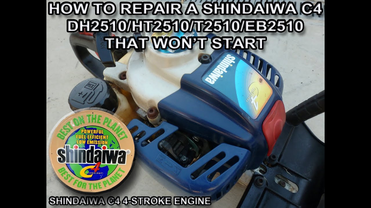 How To Repair A Shindaiwa DH2510 C4 4-Stroke Machine That